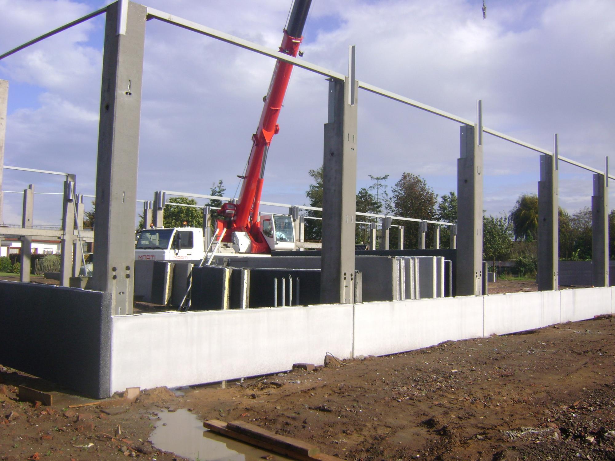 Zich voorstellen Lezen Jachtluipaard Fundering met prefab betonnen plinten